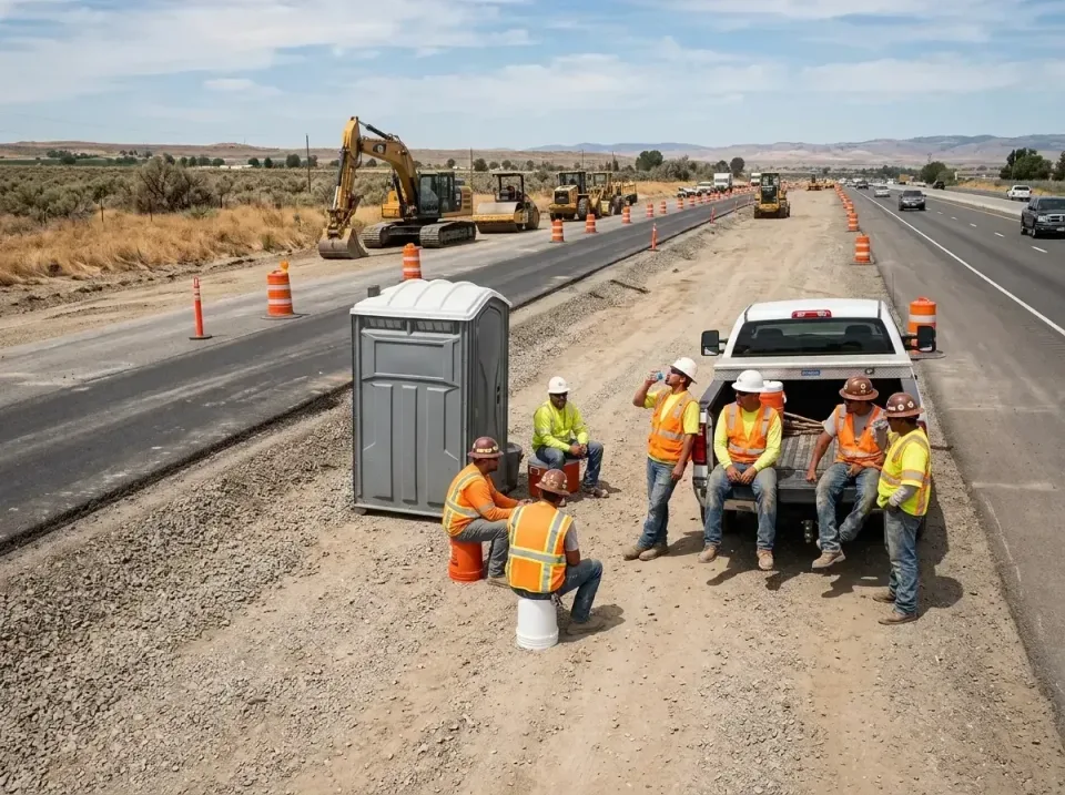 highway-road-construction-crew-007 — frequently asked questions, Porta Potty and Restroom Rentals in Shiprock, NM